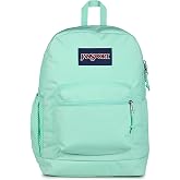 JanSport 26L Cross Town Plus Backpack, Magic Mint | 15 inch Padded Laptop Sleeve, Water Bottle Pocket, Commuter Rucksack for Travel