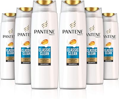 Pantene Pro-V Classic Clean Shampoo 400 ml Pack of 6 All Hair Types