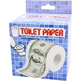 Island Dogs Big Bucks Novelty Gag 3-ply Toilet Paper | 3-Ply Funny Toilet Paper for Hilarious Bathroom Decor - A Great Gift for Any Occasion - Hilarious Stocking Stuffer