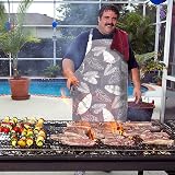 FanChose Plus Size Cotton Canvas Apron with Pockets for Men Women Cooking view 6