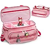 Carrying Bag for Toniebox 2&1 Starter Set, Tonies Carrying Case for Tonies Audio Player, Tonies Figures Characters, Headphones and Accessories, Portable Storage Bag with Shoulder Strap and Handle