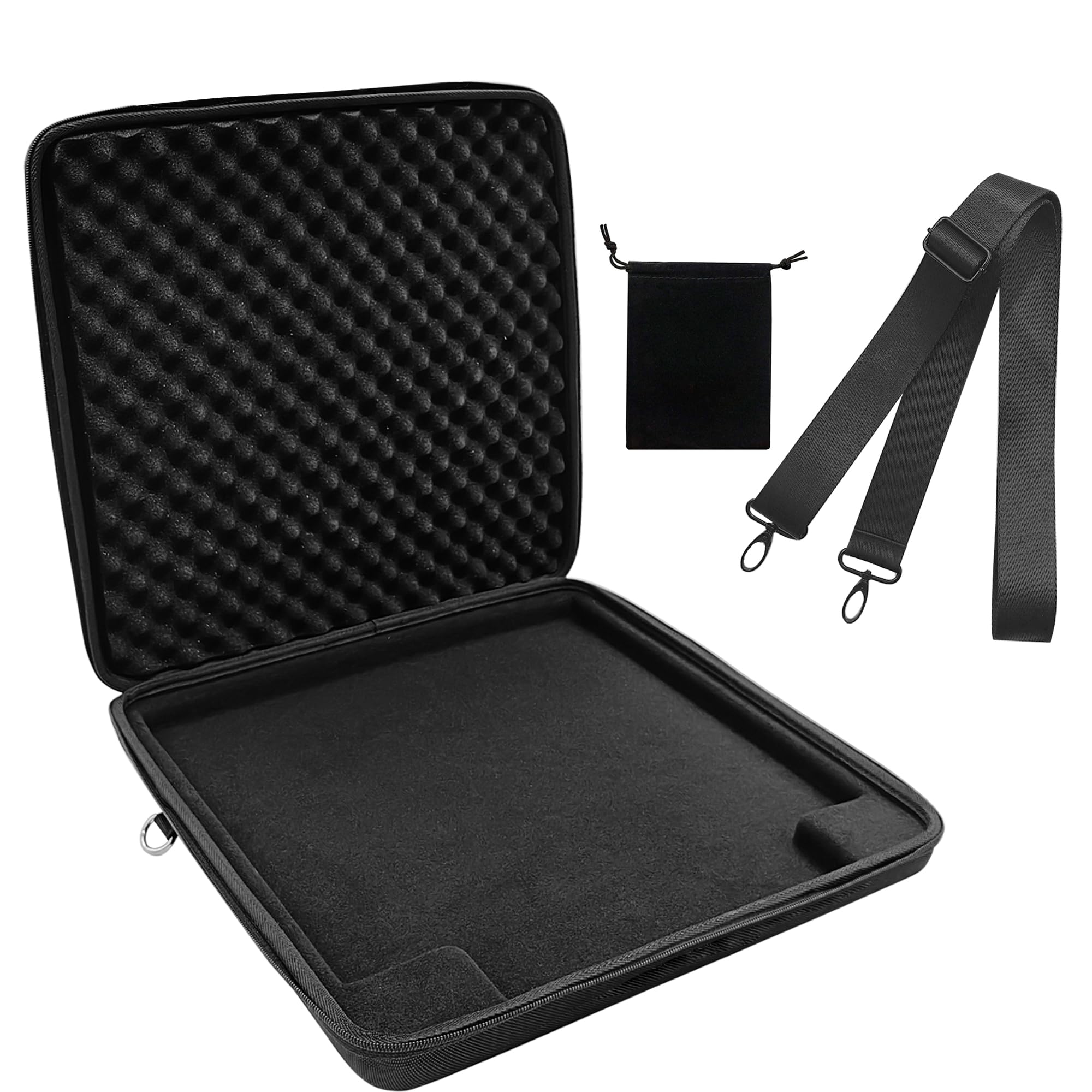 Musiin Audio Workstation Controller Case Compatible with Ableton Push 3 Hard Shell Features Crossbody Strap, Eva Shell, Fleece Lining to Protect Your Device from Damage