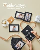SONGMICS 12-Photo Picture Frame Collage Wall Mount RPF22BK Ink Black view 2