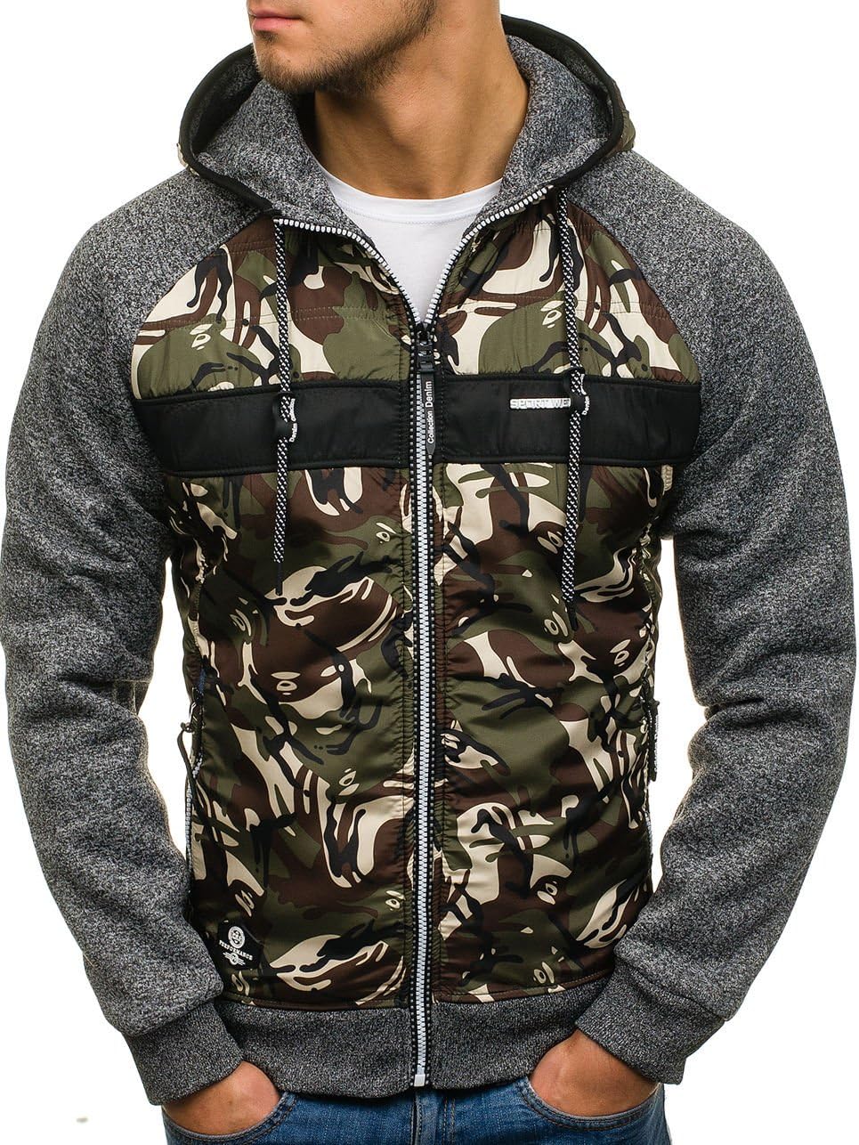 BOLF Men's Lightweight Down Jacket Sport Mix [4D4]