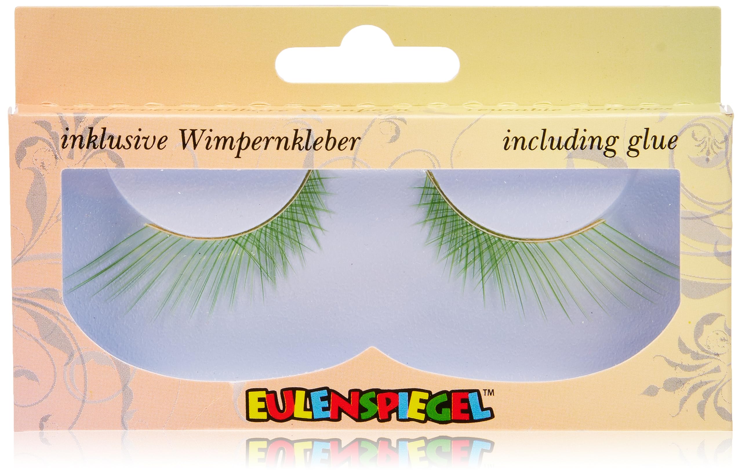 Eulenspiegel Profi-Schminkfarben GmbH Owl Mirror 001226 – Eyelashes, Witch Green