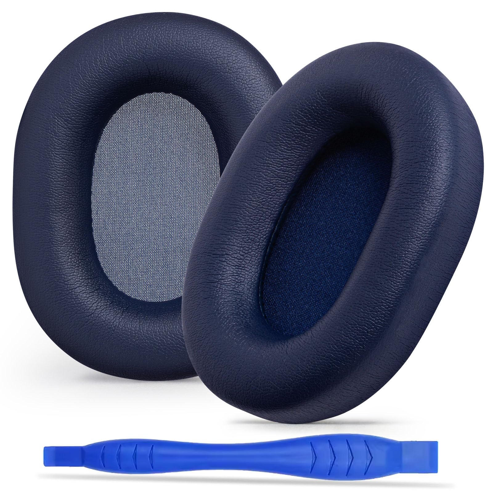 Aurivor Replacement Ear Pads Cushions for Sony XM5 Noise Canceling Headphones, Premium WH-1000XM5 Earpads Covers with Soft Protein Leather, Optimized Memory Foam (Midnight Blue)