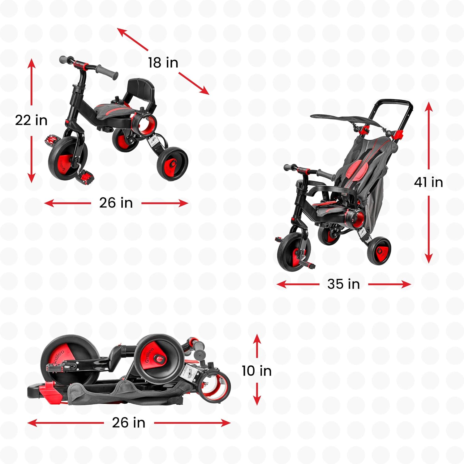 triciclo evolutivo galileo
