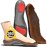 TAEPUSR Winter Warm Plantar Fasciitis Insoles for Women Men-260lbs+ Orthotic Arch Support Pain Relief Shoe Inserts for Sports Work Daily Use (XL | Men 12.5-14/WOMEN 13.5-15)
