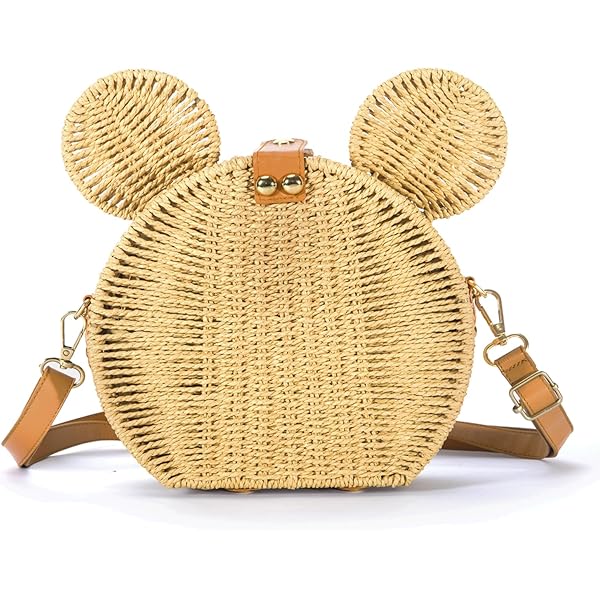 Bolso De Hombro Cruzado Con Silueta De Mickey Mouse De Losangos, Color