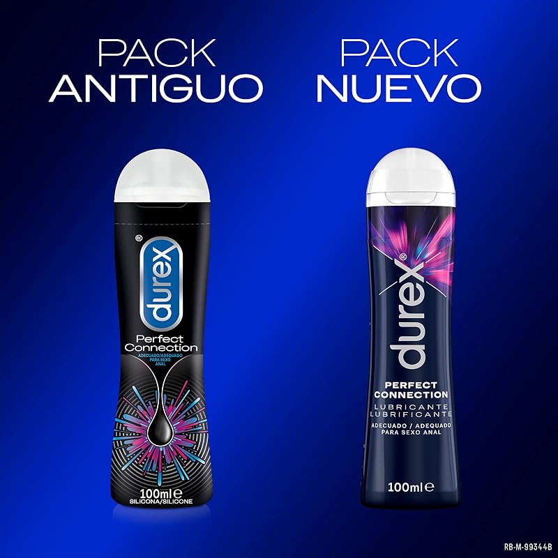 Perfect Connection Lubricante de Base Silicona, Lubricación Duradera, Adecuado también para Sexo Anal, 100 ml