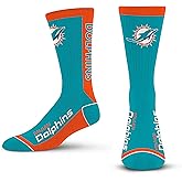 For Bare Feet NFL Unisex Mvp Crew Sock Nfl Large
