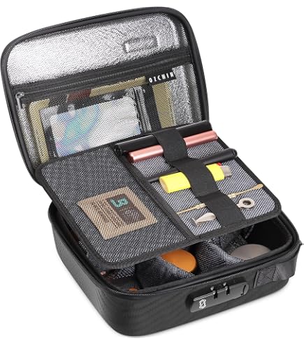 Amazon.com: OZCHIN Large Smell Proof Bag with Combination Lock