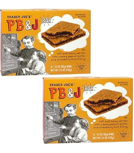 Amazon.com: Trader Joe's PB & J Bar Gluten Free 7.4oz 210g (Two Boxes)