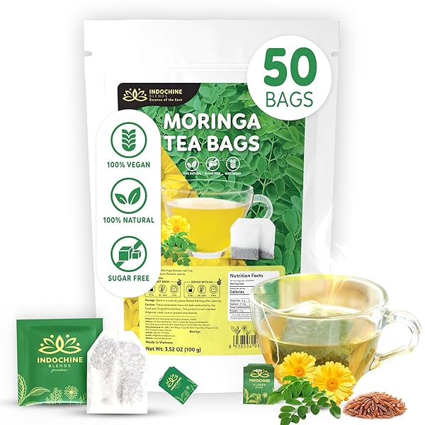 INDOCHINE BLENDS TEA BAGS | SUGAR-FREE, CAFFEINE-FREE HERBAL...