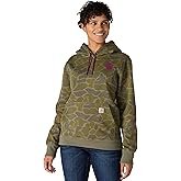 Carhartt Women's Relaxed Fit Midweight Logo Sleeve Graphic Printed Sweatshirt