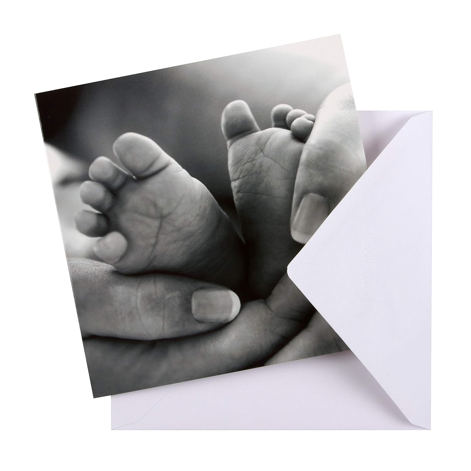 Biglietto Open Gallery From The Hallmark Studio Congratulazioni Per Gravidanza Design Fotografico Con Piedi Di Bambino Congratulazioni Battesimo Biglietti D Auguri