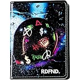 SIMPLYMDRN Live Fast - RDFND Minimalist Passport Wallet - Credit Card Holder - Cool Wallet For Men - Faux Leather Thin Wallet - Ultra Slim