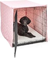 New World XL Dog Crate Cover with Teflon Protector fits 122cm Crates Pink