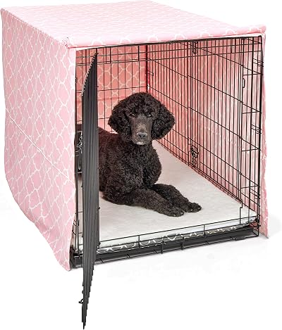 New World XL Dog Crate Cover with Teflon Protector fits 122cm Crates Pink