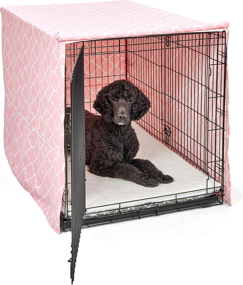 New World XL Dog Crate Cover with Teflon Protector fits 122cm Crates Pink