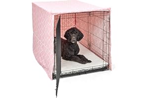 New World Dog Crate Cover Featuring Teflon Fabric Protector, Dog Crate Cover Fits All New World and Midwest Homes for Pets 12