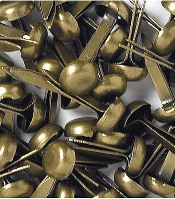 DOODLEBUG Mini Brads, Antique Brass