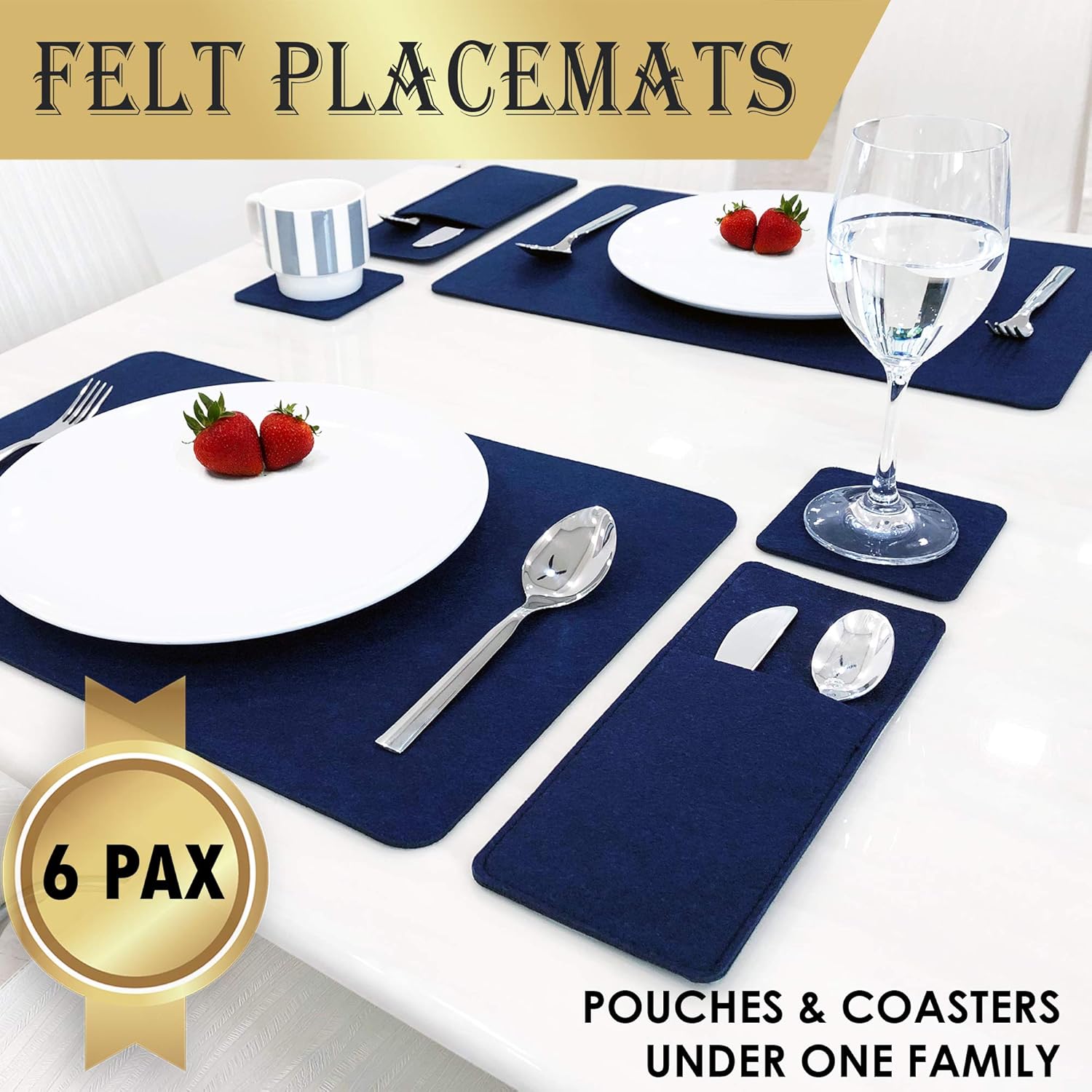 Best Blue Dining Table Placemats Home & Home
