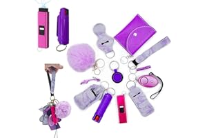 BATUMEYE Gift Set for Woman with Pom Pom Ball,Lip Balm Lanyard,Card Holder, Whistle,Travel Bottle Holder,BottleOpen