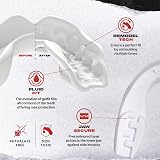 SAFEJAWZ Mouthguard Slim Fit Adults Juniors with Case – JawSecure Anti-Gag view 4