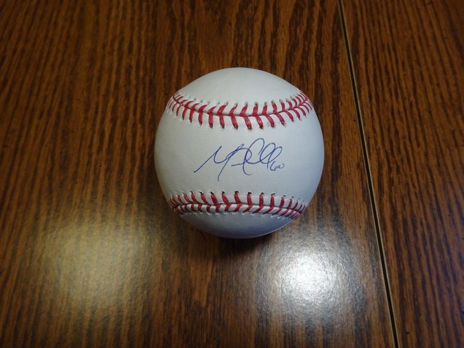 Matt Clark Signed Auto OML Baseball Autograph Autographed Baseballs