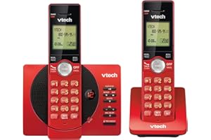 VTech DECT 6.0 Dual Handset Cordless Phones with ITAD, CID, Backlit Keypads and Screens, Full Duplex Handset Speakerphones, C