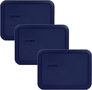 Pyrex 7210-PC Blue Lid - 3 Pack