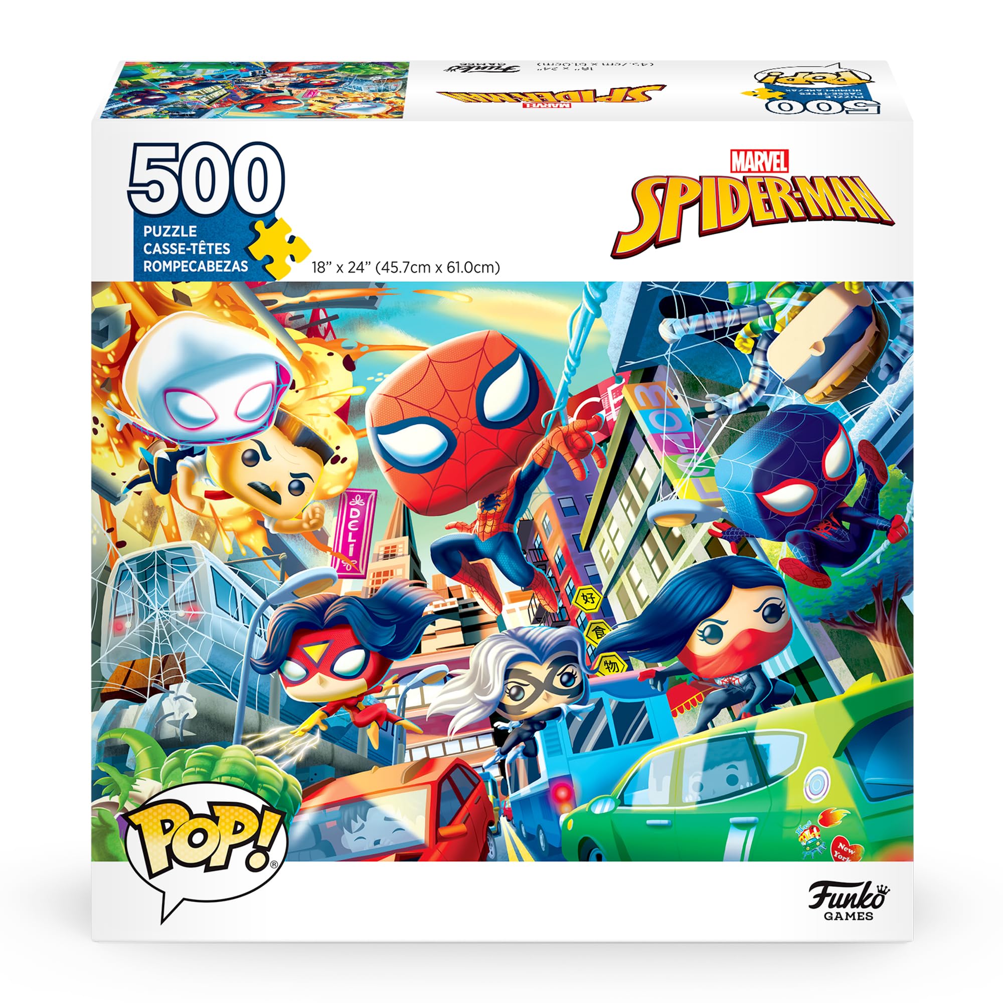Pop! Puzzles Marvel Spider-Man - 500 pieces - 45.7cm x 61 cm - English