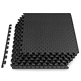 ProsourceFit Exercise Puzzle Mat ½-in, Checkered