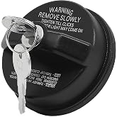 FOKES Locking Gas Cap, Lock Fuel Cap Replace #10504 77300-47020, Compatible with Toyota 4Runner Tacoma Tundra, Honda CRV Acura Infiniti Mazda Nissan Buick Cadillac GMC