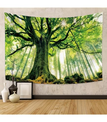 Tenture Murale à Carreaux Tartan Rouge 180x230 Cm - Tissu Doux, Décoration Boho Pour Salon/chambre - 10