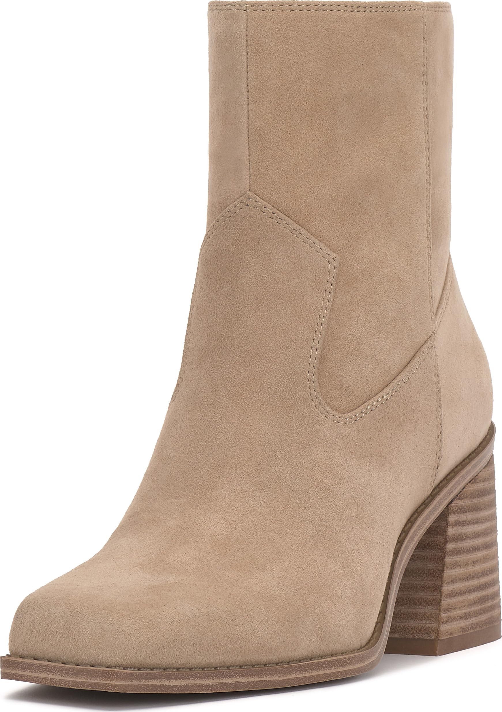 Vince Camuto Women’s Sybren Ankle Boot, Tortilla Suede, 10