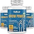 NuBest Grow Power Height Growth - Height Supplement for Age 10+ & Teens - Supports Height Growth, Grow Taller, Overall Health with Calcium, Vitamin D3, Phosphorus, Magnesium, Zinc & More - 3 Pack