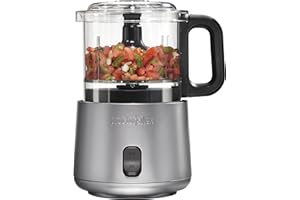 Proctor Silex Electric Food Chopper & Mini Food Processor, 350 Watts, 3.5 Cup Bowl, 2 Speeds, Stainless Steel Blades, for Cho