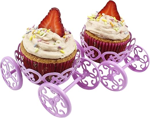 Amazon Com Zoie Chloe Princess Carriage Cupcake Stand Holder