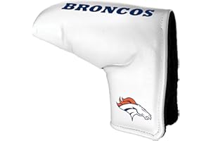 Team Golf NFL Team Golf NFL Tour Blade Putter Cover (White), Fits Most Blade Putters, Scotty Cameron, Taylormade, Odyssey, Titleist, Ping, Callaway
