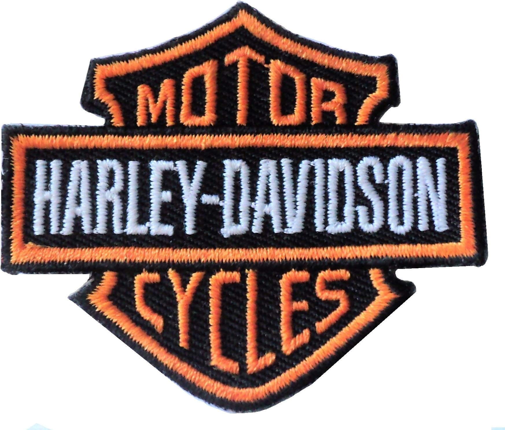 Harley Davidson with Fire Logo Iron on Patch for Cloth,jean,shoes,etc.....
