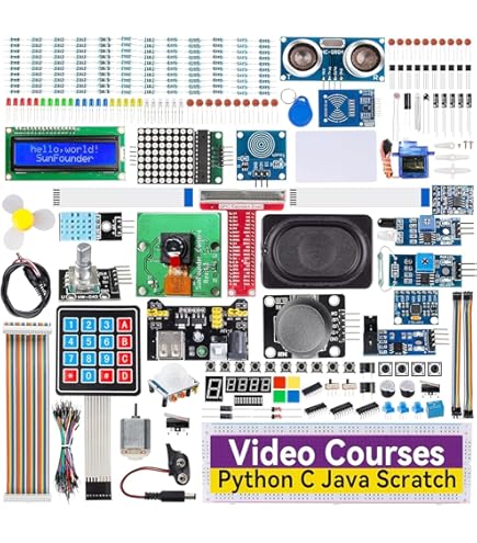 SunFounder Da Vinci Kit de inicio para Raspberry Pi 5 4B 3B B+ 400