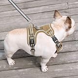 HEELE Dog Harness No Pull Small Bronze XS Reflective Easy Release Neck Clip view 9