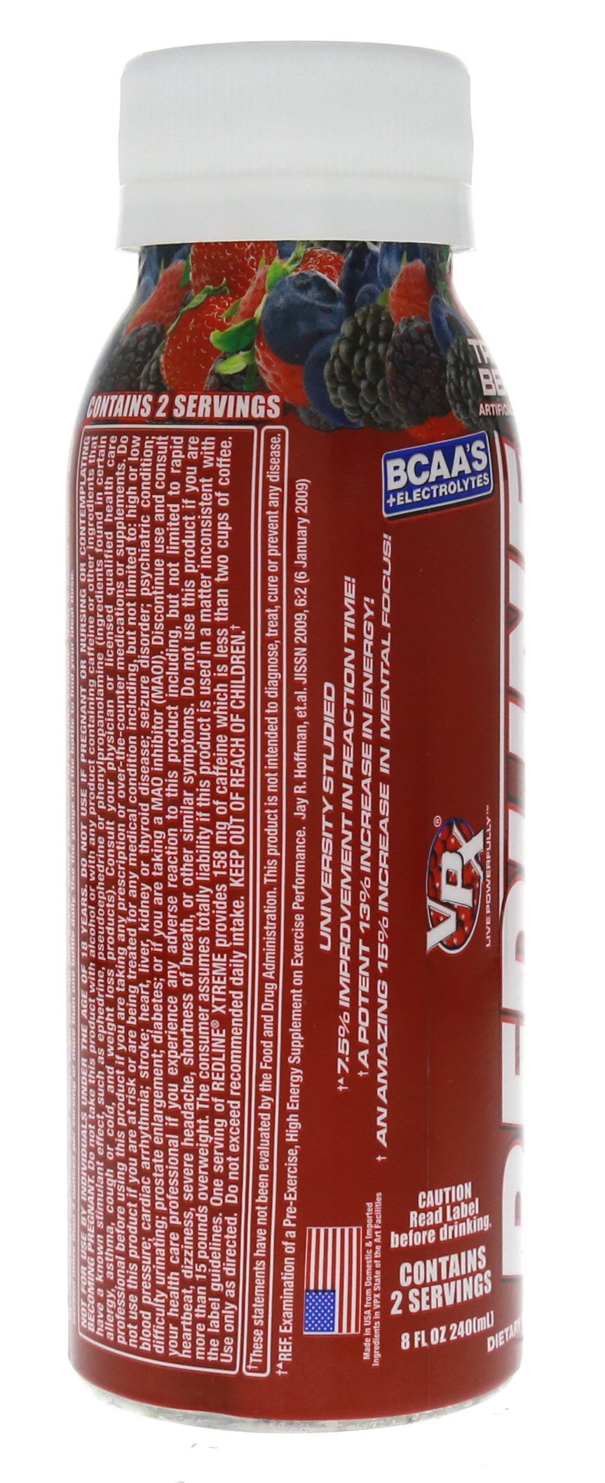 Redline Xtreme Energy Drink Triple Berry 24/ 8 oz. btls Pricepulse