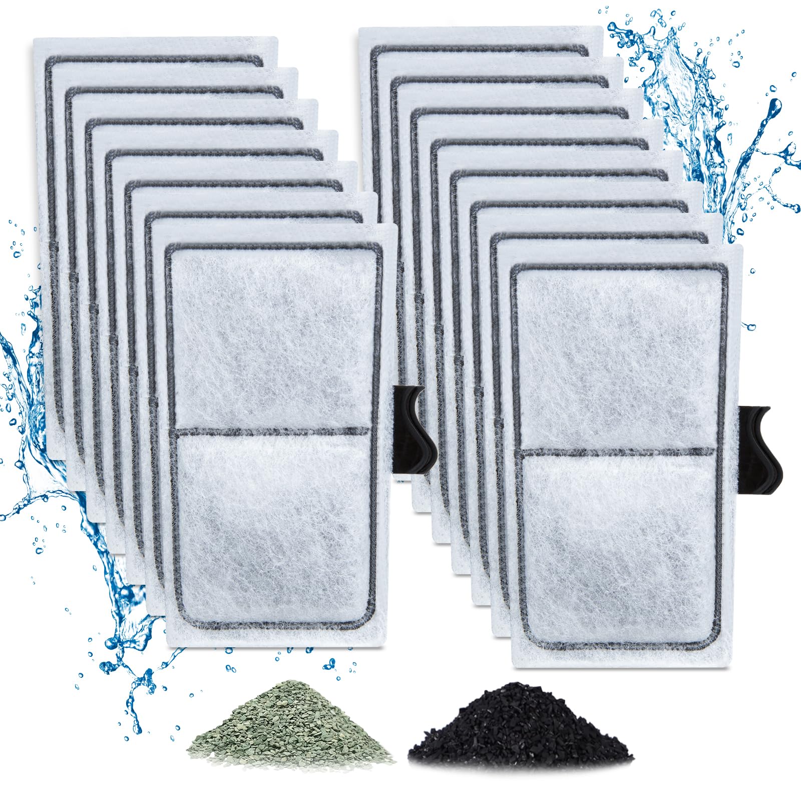 Photo 1 of 15 Pack Filter Cartridges for Filter, Replacement Filter Cartridges for Top Fin EF-S Element and BF5 BETTAFLO