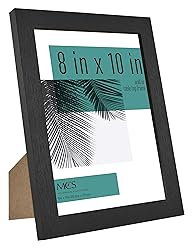 MCS Studio Gallery Frame, Black Woodgrain, 8 x 10
