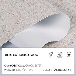 BERISSA Roman Shades for Interior Windows, Room