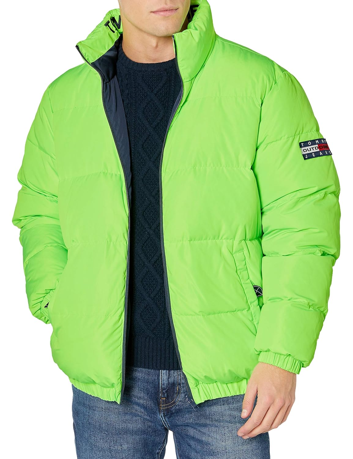 hilfiger denim puffer jacket