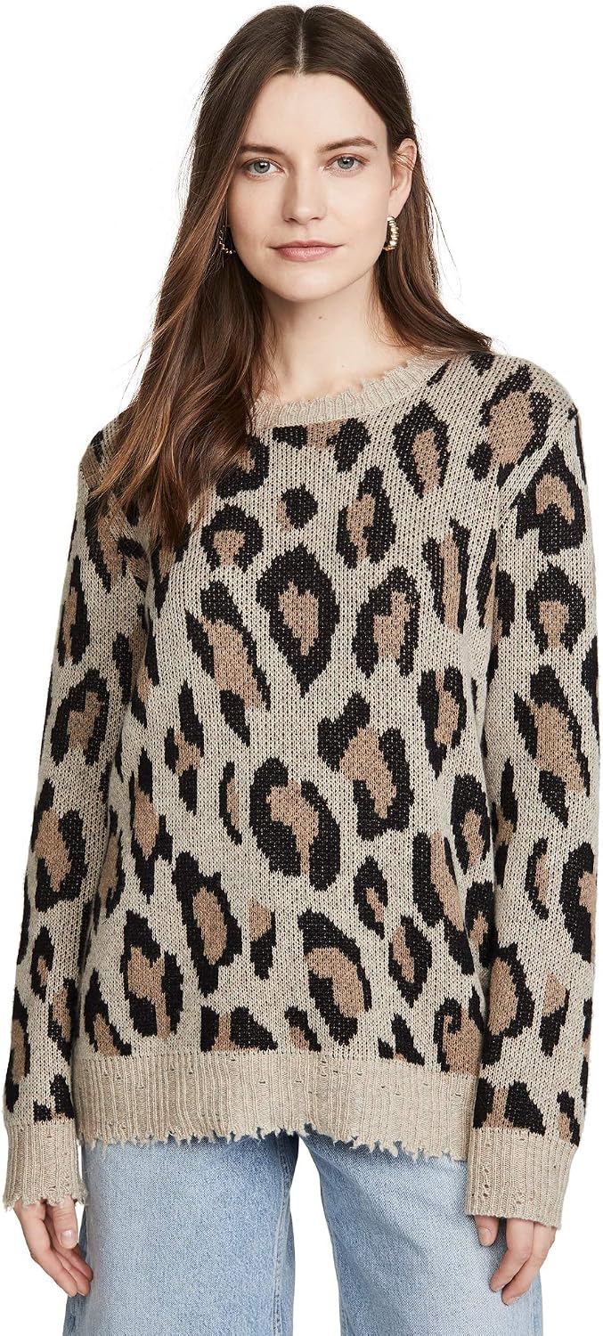 leopard cashmere sweater